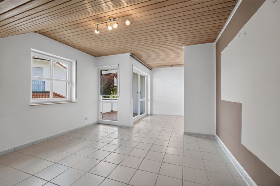 offener Wohnbereich Dachgeschosswohnung Neulingen