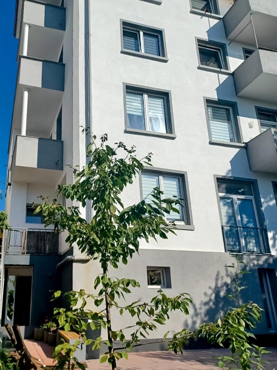 Gartenseite Mehrfamilienhaus Pforzheim