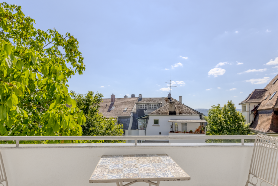 Aussicht Balkon 2 EG Mehrfamilienhaus Pforzheim