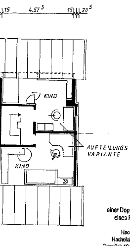 Grundriss DG Reiheneckhaus Pforzheim