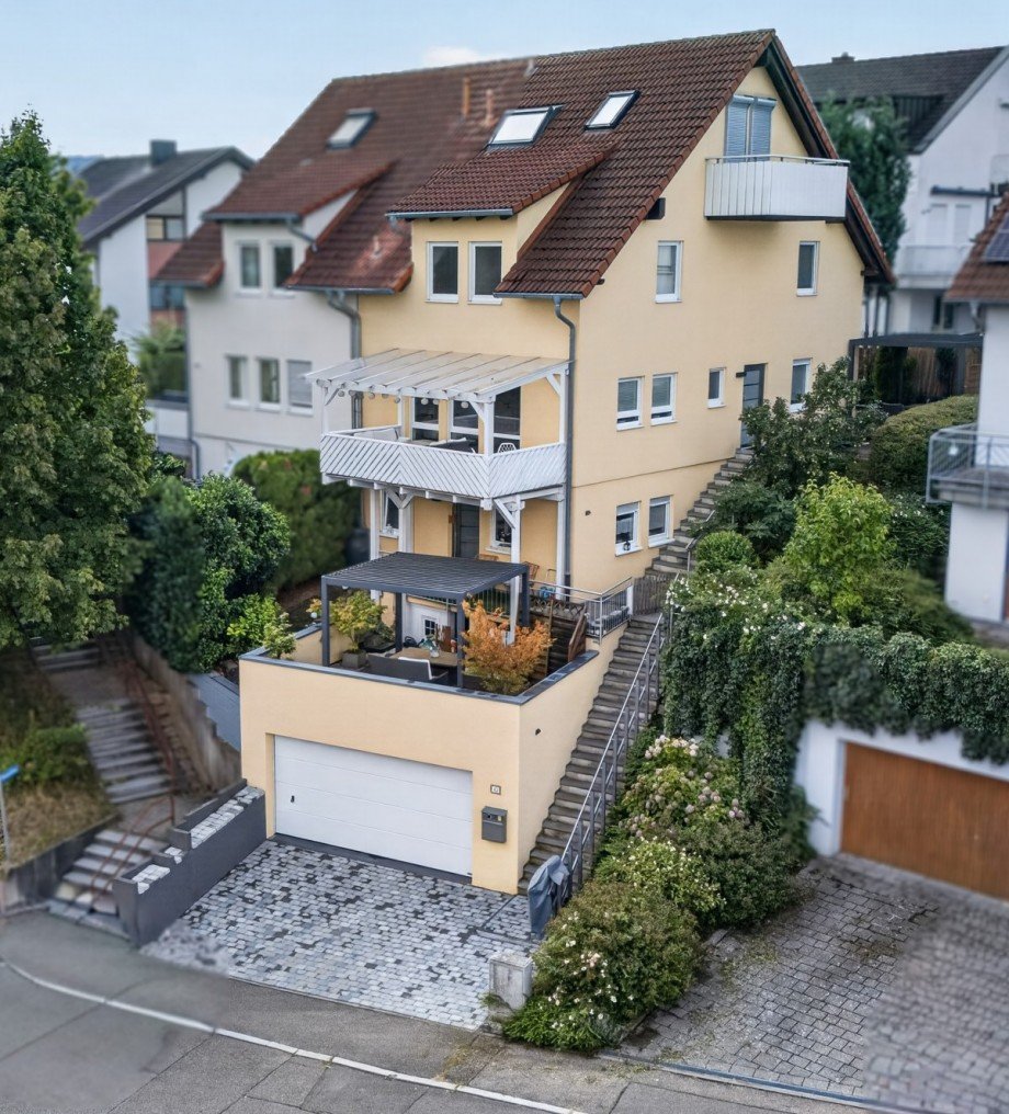 Au�enansicht Doppelhaush�lfte Niefern-�schelbronn