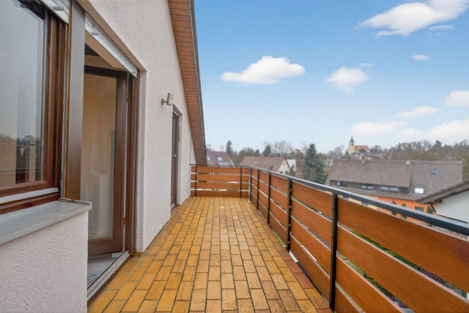 Balkon (1) Etagenwohnung K�nigsbach-Stein