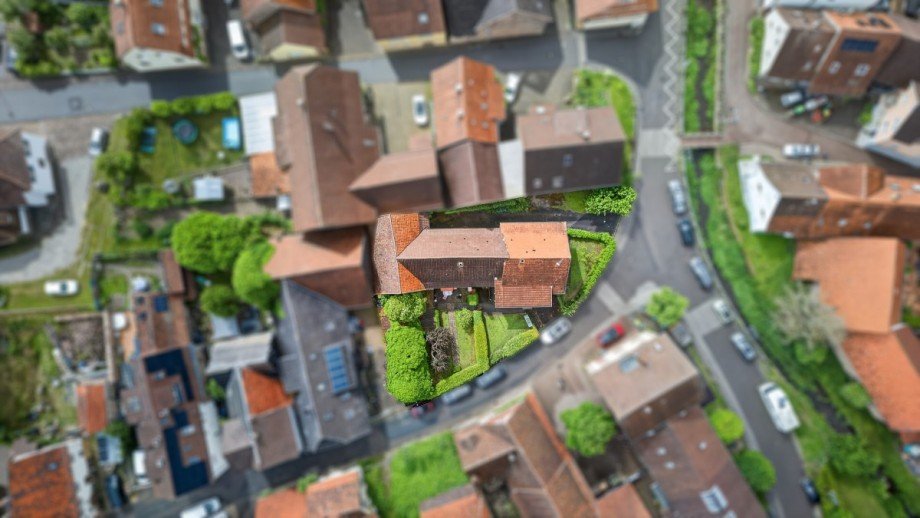 Luftaufnahme Zweifamilienhaus Keltern