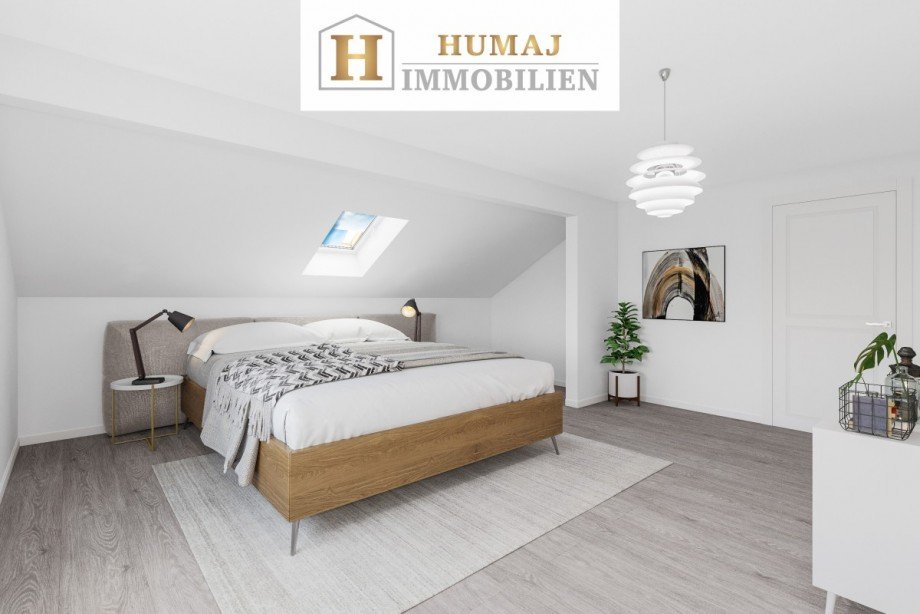 Schlafzimmer mit Badezimmer und begehbarem Kleiderschrank Einfamilienhaus Eisingen
