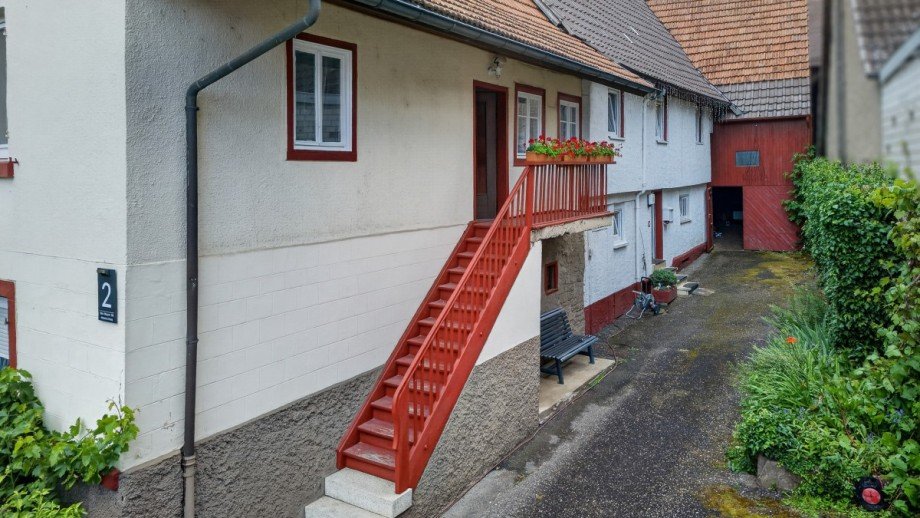 Treppenaufgang Zweifamilienhaus Keltern