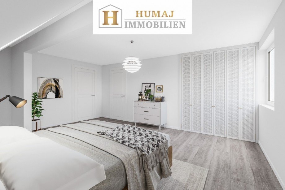 Schlafzimmer mit Badezimmer und begehbarem Kleiderschrank Einfamilienhaus Eisingen
