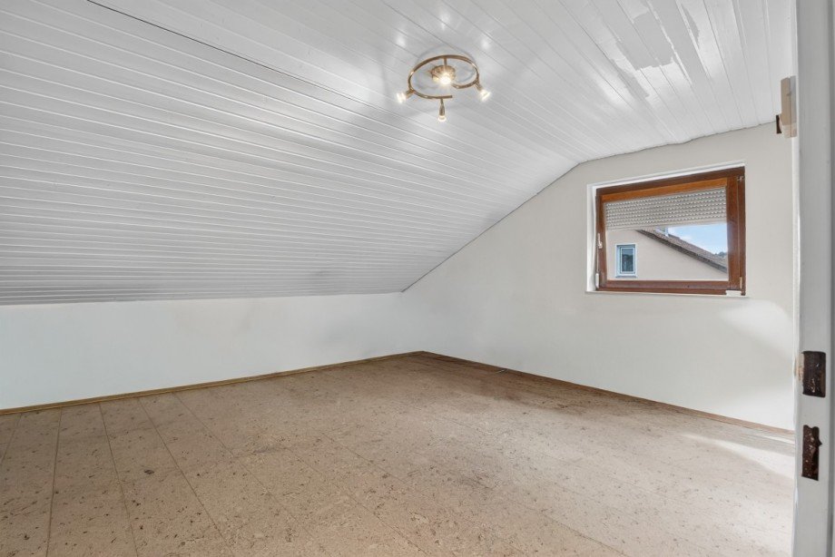 Schlafzimmer Dachgeschosswohnung Keltern